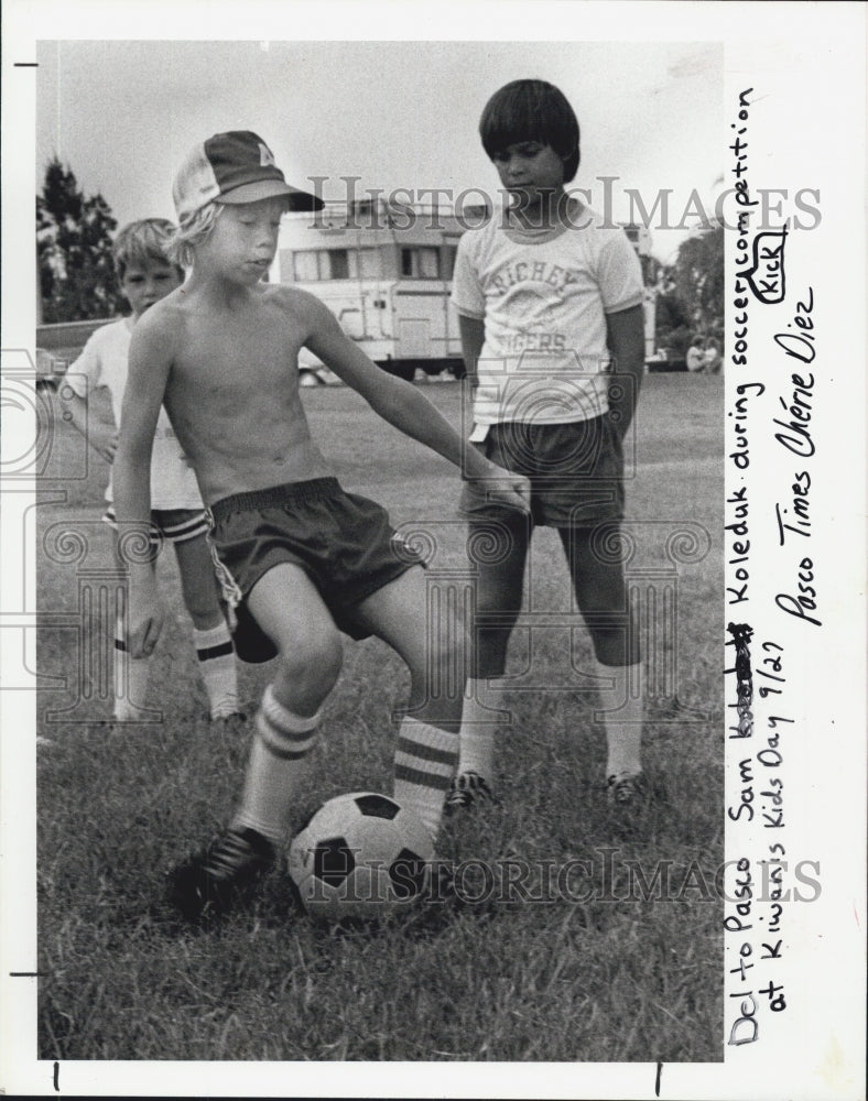 1980 Press Photo Kiwanis Kids Day New Port Richie Recreation Dept - Historic Images