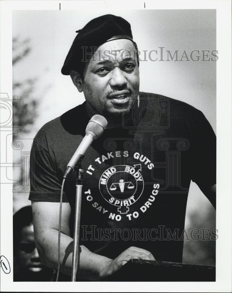 1989 Press Photo Ervin Harris Started Youth Club - Historic Images