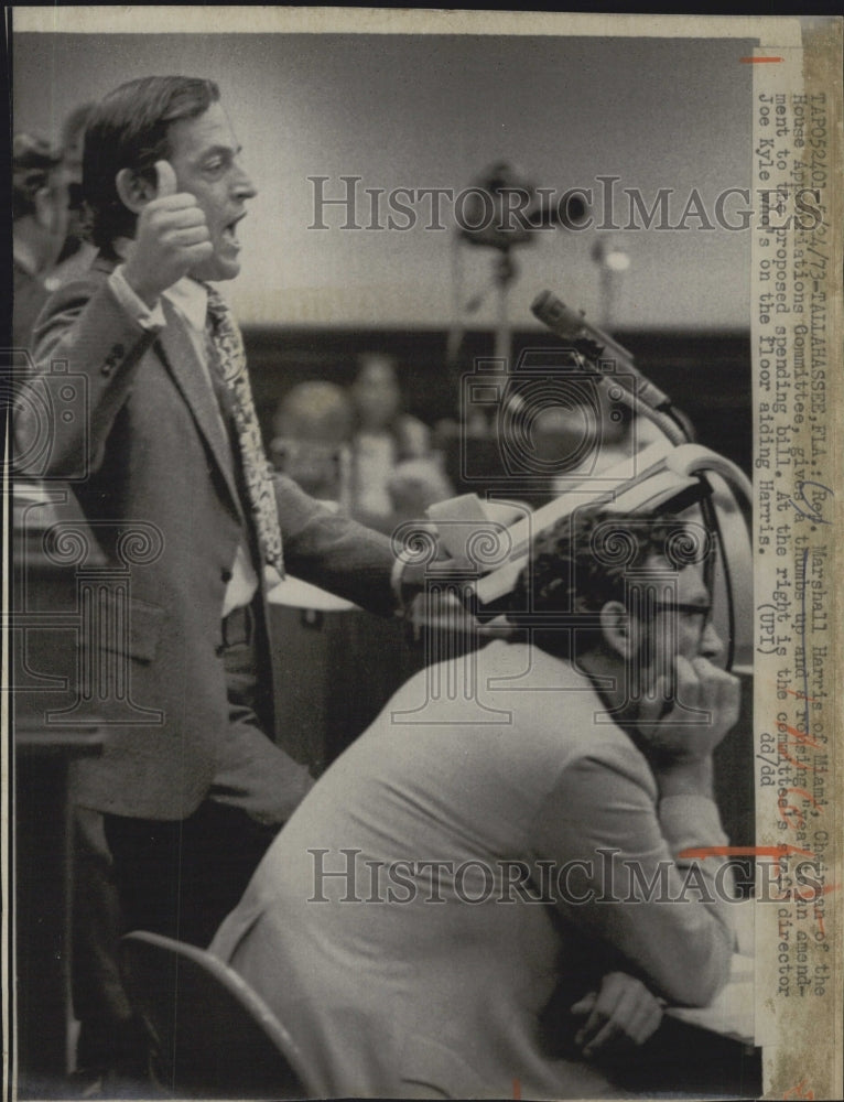 1973 Rep Marshall HArris Democrat - Historic Images