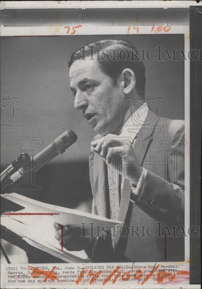 1971 State Rep. Marshall Harris. - Historic Images