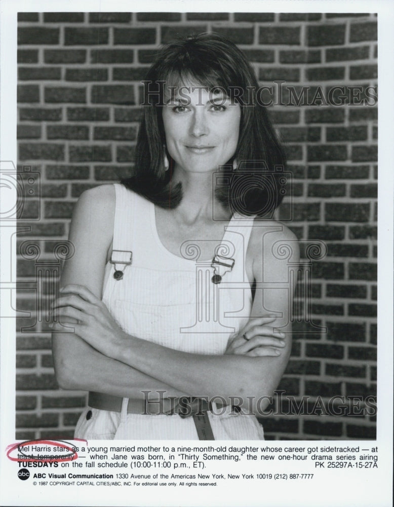 1987 Press Photo Mel Harris "Thirty Something" - Historic Images