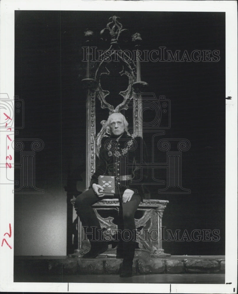 1985 Press Photo Richard Harris star in Camelot - Historic Images