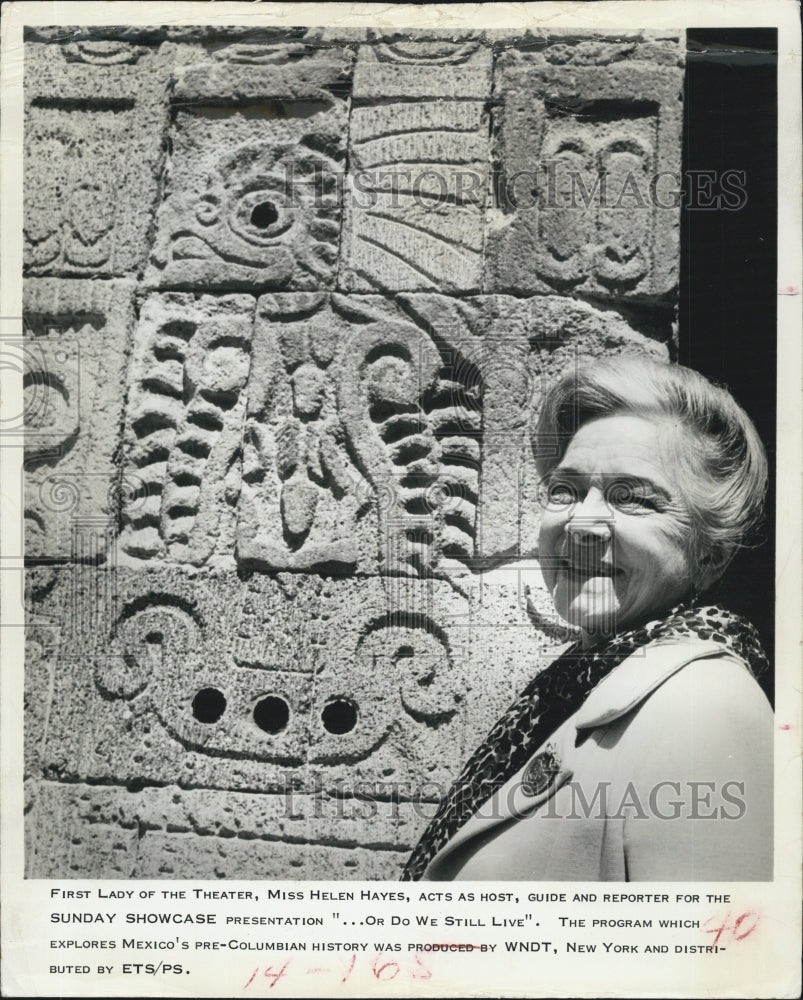 Press Photo Helen Hayes - Historic Images