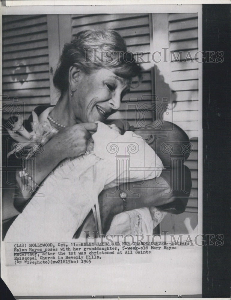 1965  Helen Hayes & Granddaughter-Historic Images
