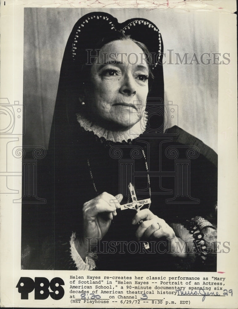 Press Photo Helen Hayes - Historic Images