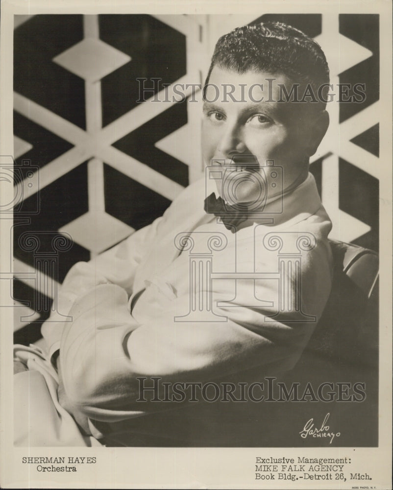 Press Photo Sherman Hayes Orchestra - Historic Images