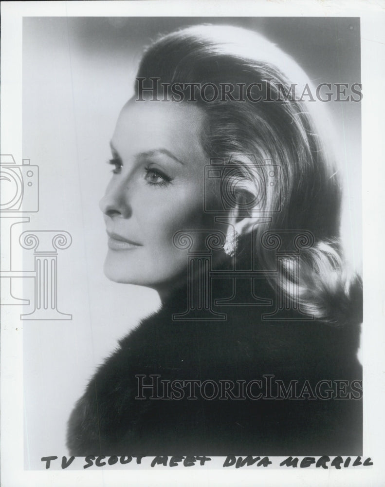 1970 Press Photo Dina Merrill - Historic Images