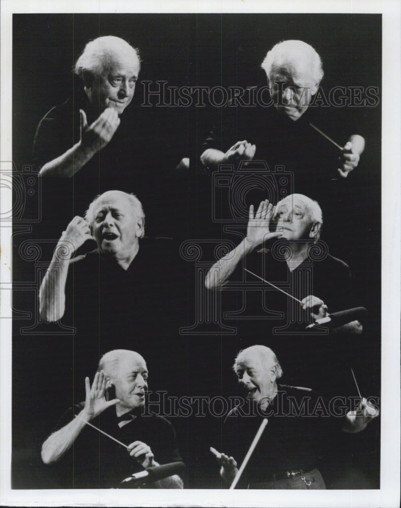 Press Photo Eugene Ormandy conducting skill Ormandy at 80 - Historic Images