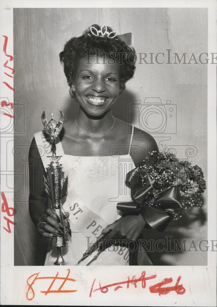 1980 Press Photo Miss Black St. Petersburg Deborah Howard - Historic Images