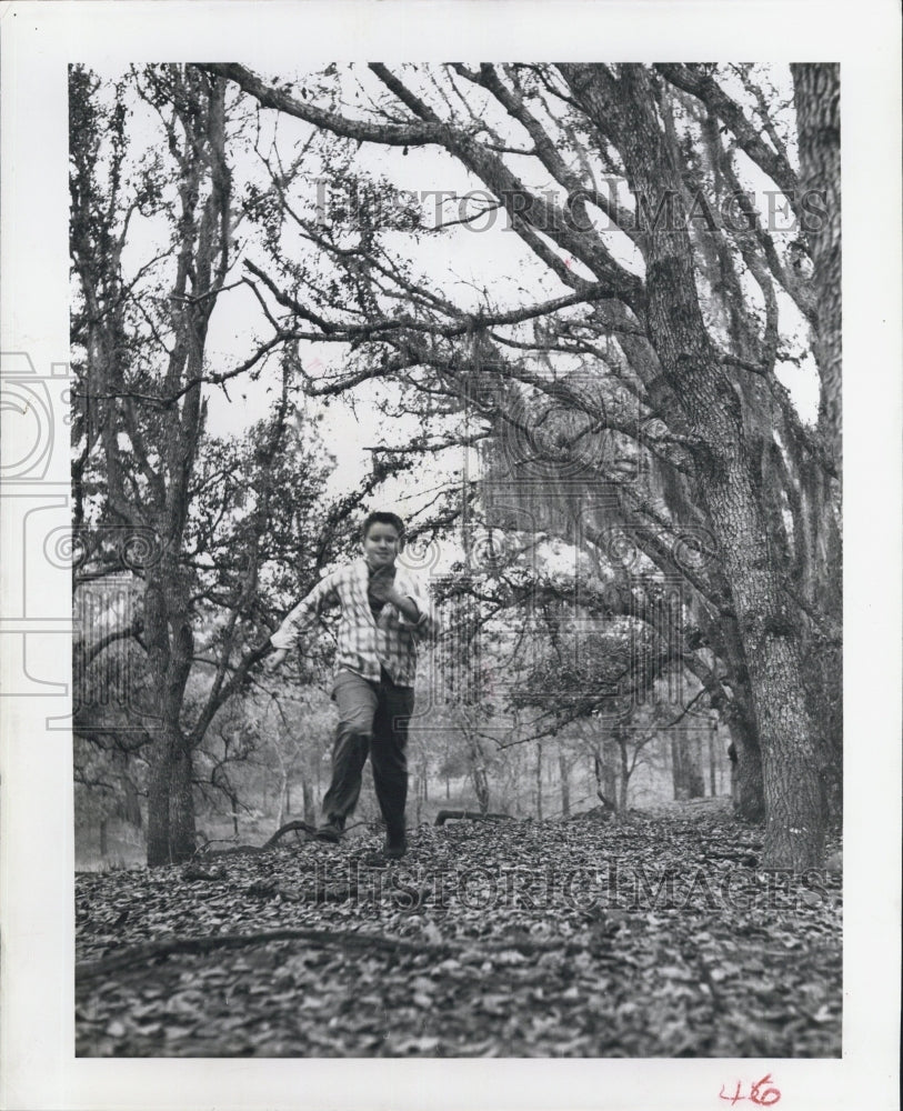 1957 Press Photo Orleans Settlement, abandoned area in Florida. - Historic Images