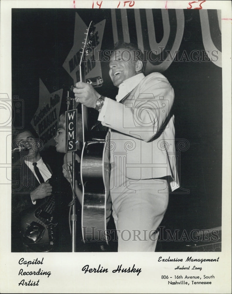1967 Singer Ferlin Husky Country Music Capitol Records Nashville - Historic Images