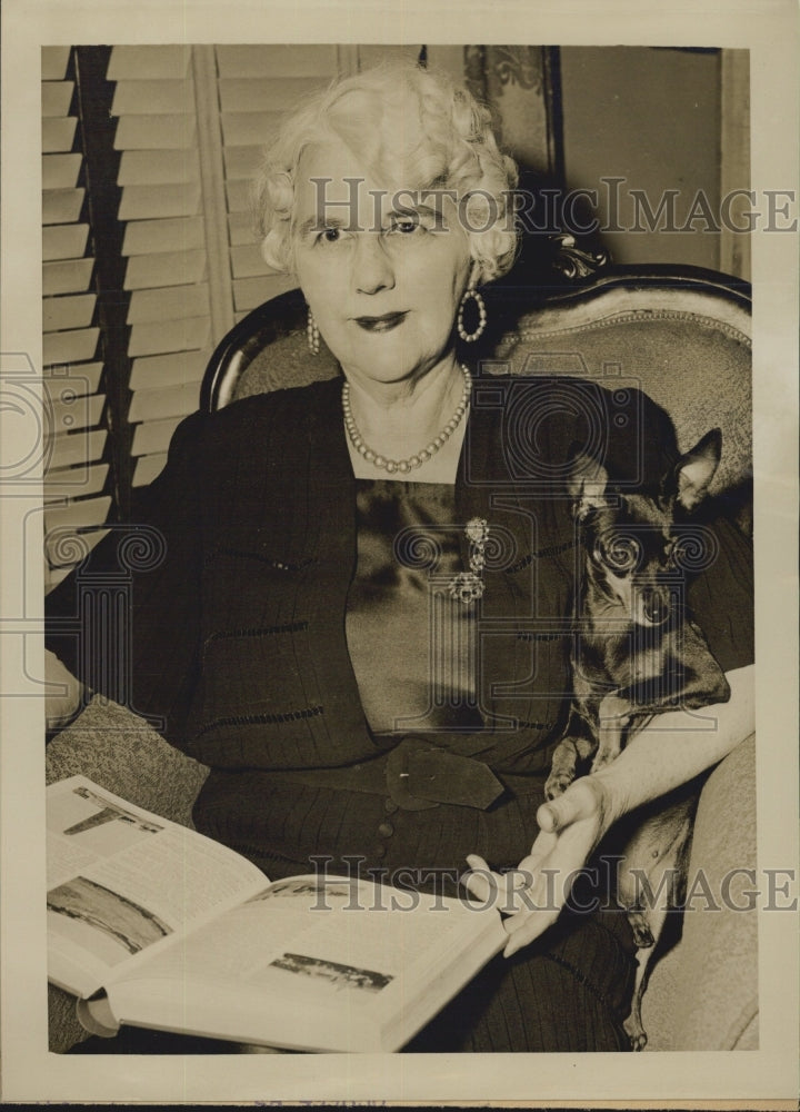 1939 Mrs Duncan B Harding Aunt Of Queen Geraldine Of Albania In LA - Historic Images