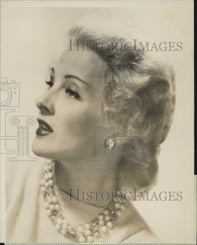 1952 Press Photo Ilona Massey/Actress - RSG71639 - Historic Images