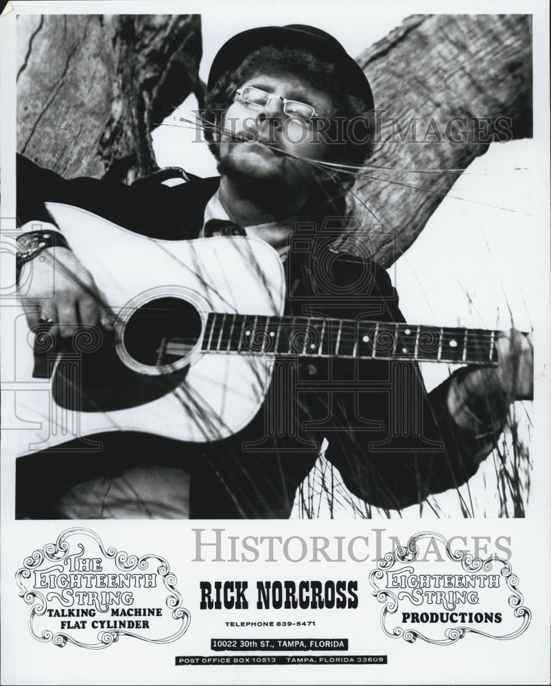 1968 Press Photo Rick Norcross American Singer and Musician . - Historic Images