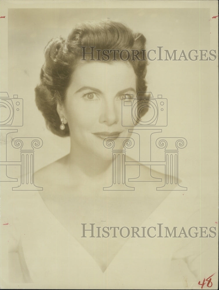 Press Photo Kathi Norris, Actress - Historic Images