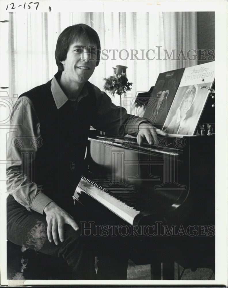 1980 Press Photo Producer Jim Ed Norman/Musician/Record Producer/Arranger - Historic Images