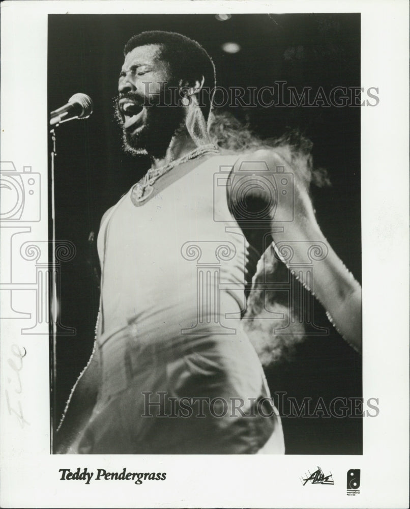 Press Photo Teddy Pendergrass singer - Historic Images