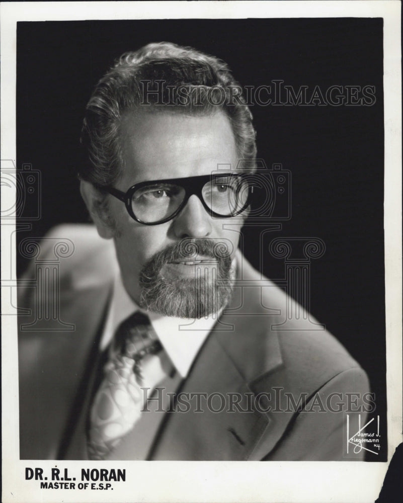 Press Photo Dr. R.L. Noran/Extra Sensory Perception - Historic Images