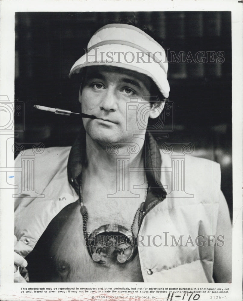 1980 Press Photo Where the Buffalo Roam Bill Murray Is Hunter Thompson COPY - Historic Images