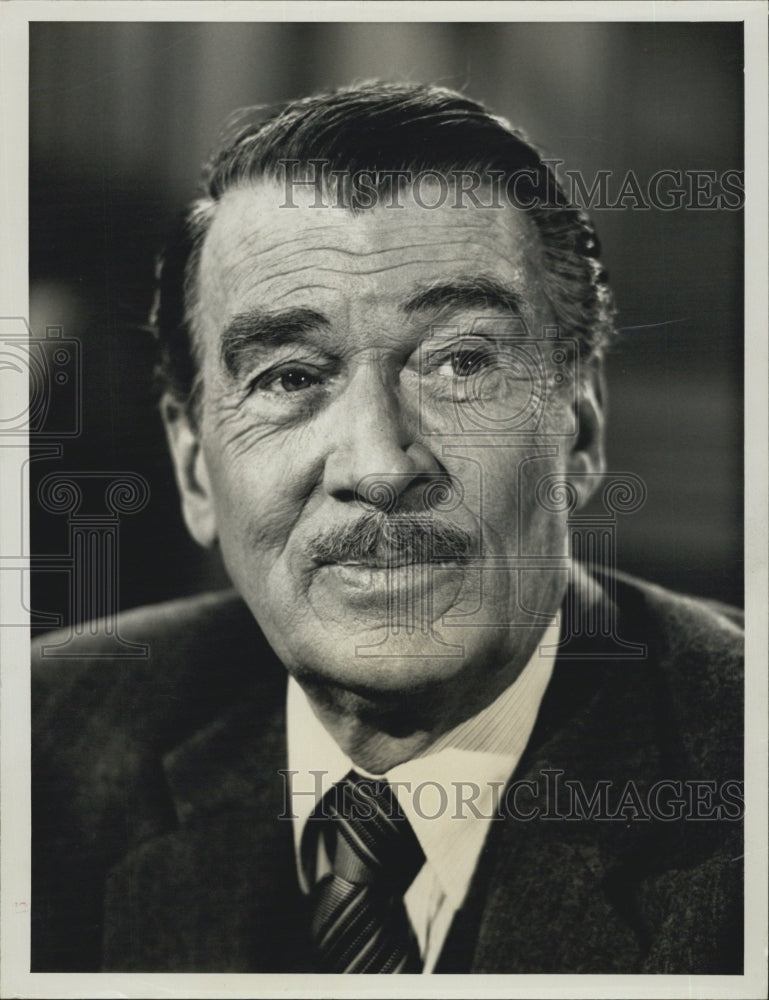 1963 Press Photo Actor Walter Pidgeon Perry Mason The Case Of Surplus Suitor - Historic Images