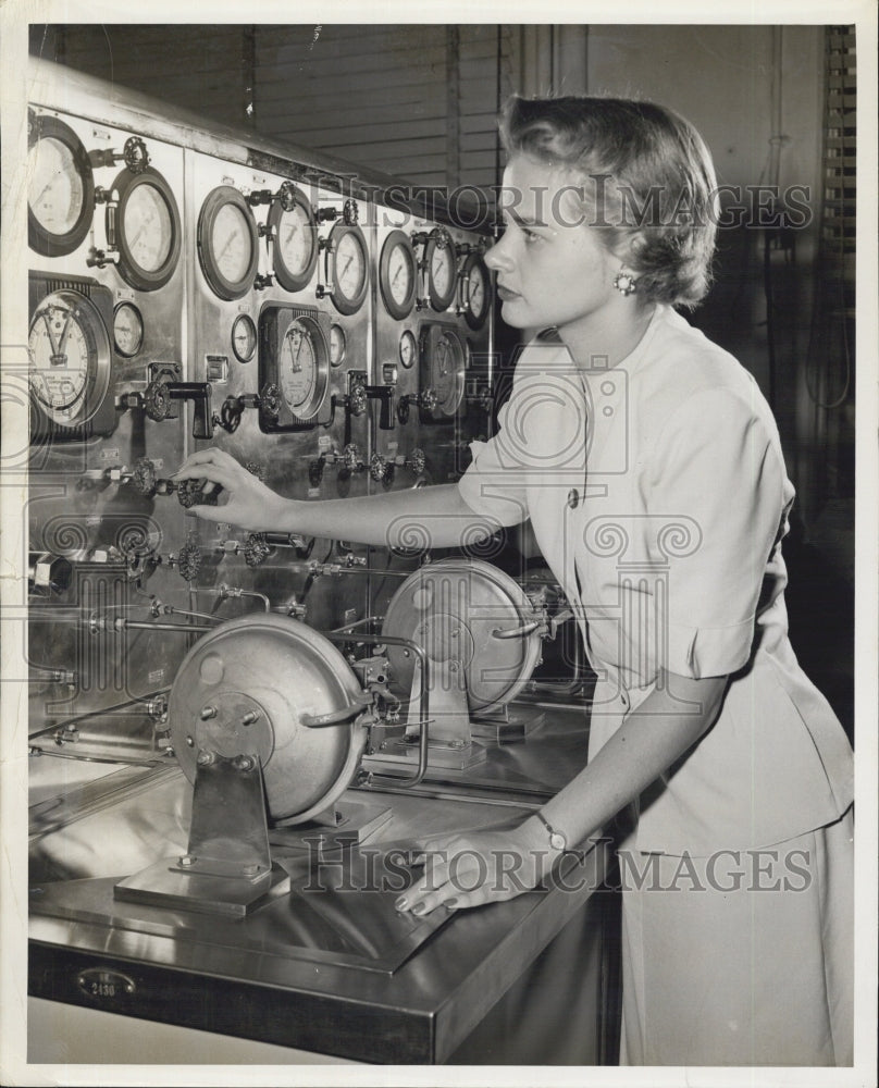 1954 Lucille Pieti, Engineer. - Historic Images