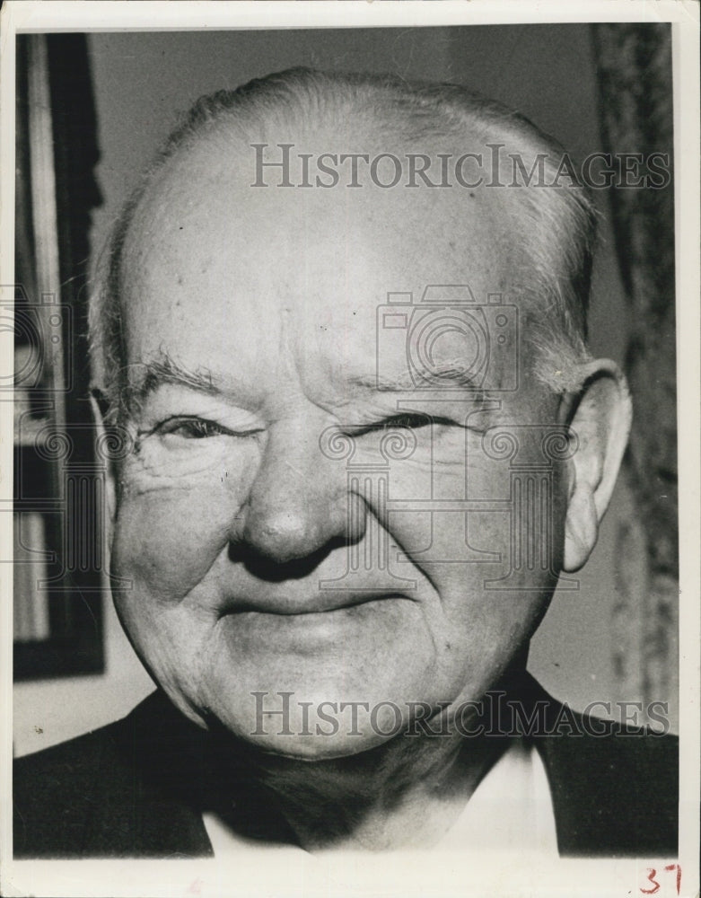 1959 Press Photo 31st U.S. President Herbert Hoover Five Years Before Death - Historic Images