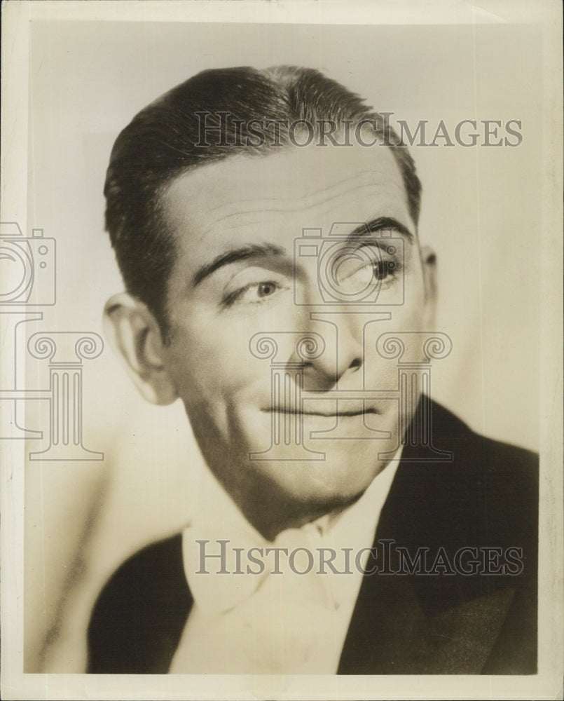 Press Photo Edward Everett Horton Comedian Stage actor - Historic Images
