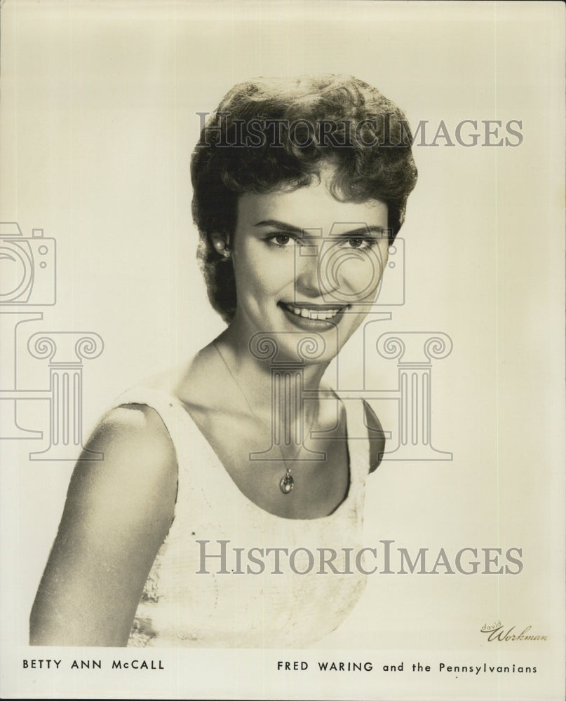 Press Photo Betty Ann McCall - Historic Images