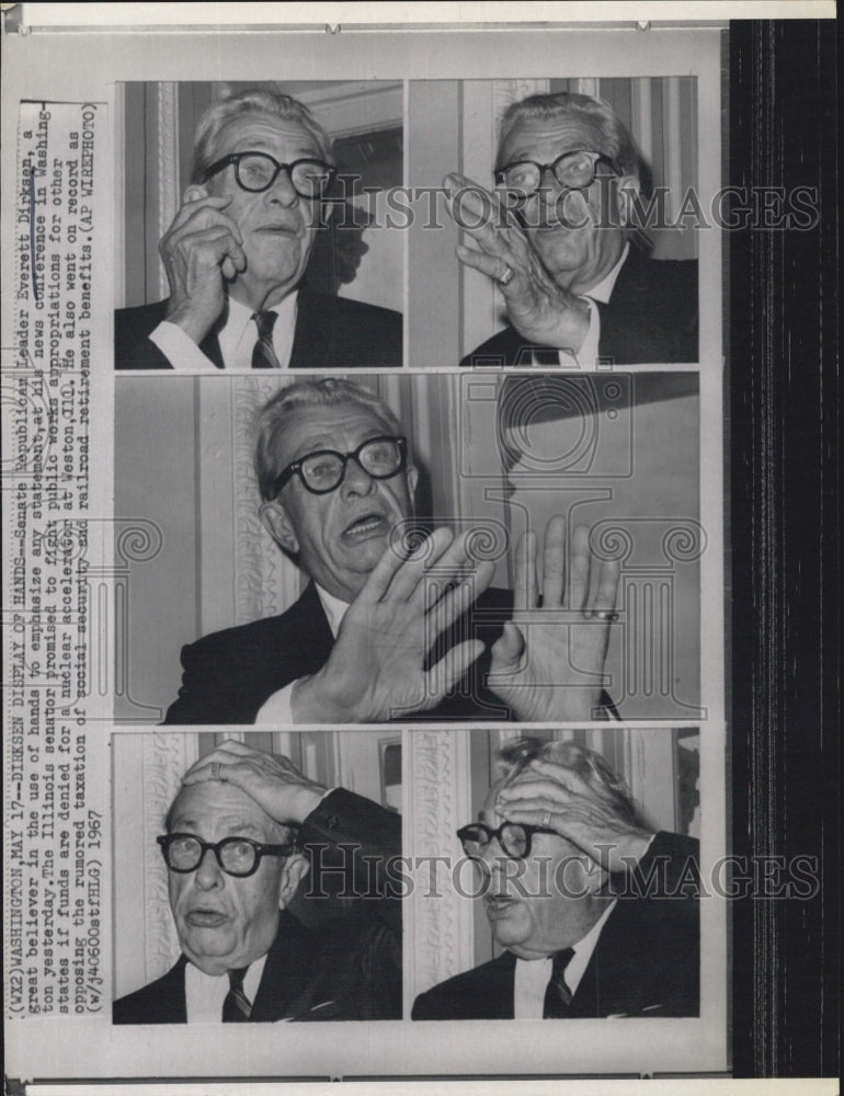 1967 of Senator Everett Dirksen - Historic Images