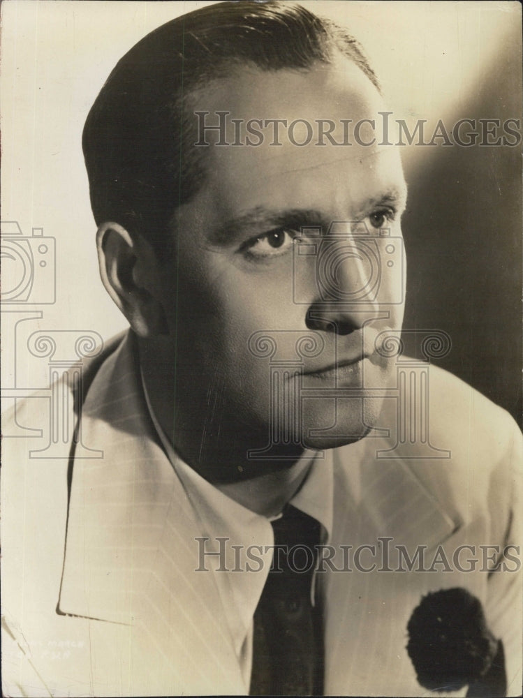 1983 Press Photo Frederic March American Actor Stage Screen - Historic Images