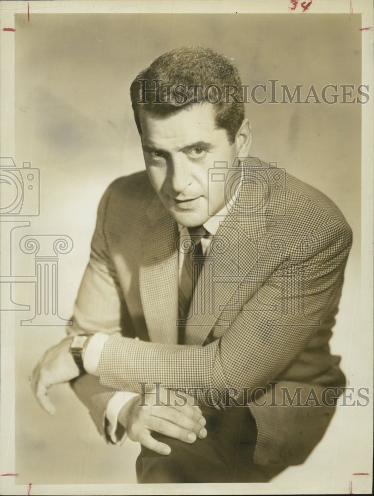 Press Photo Hal March Jewish-American Comedian Actor - Historic Images