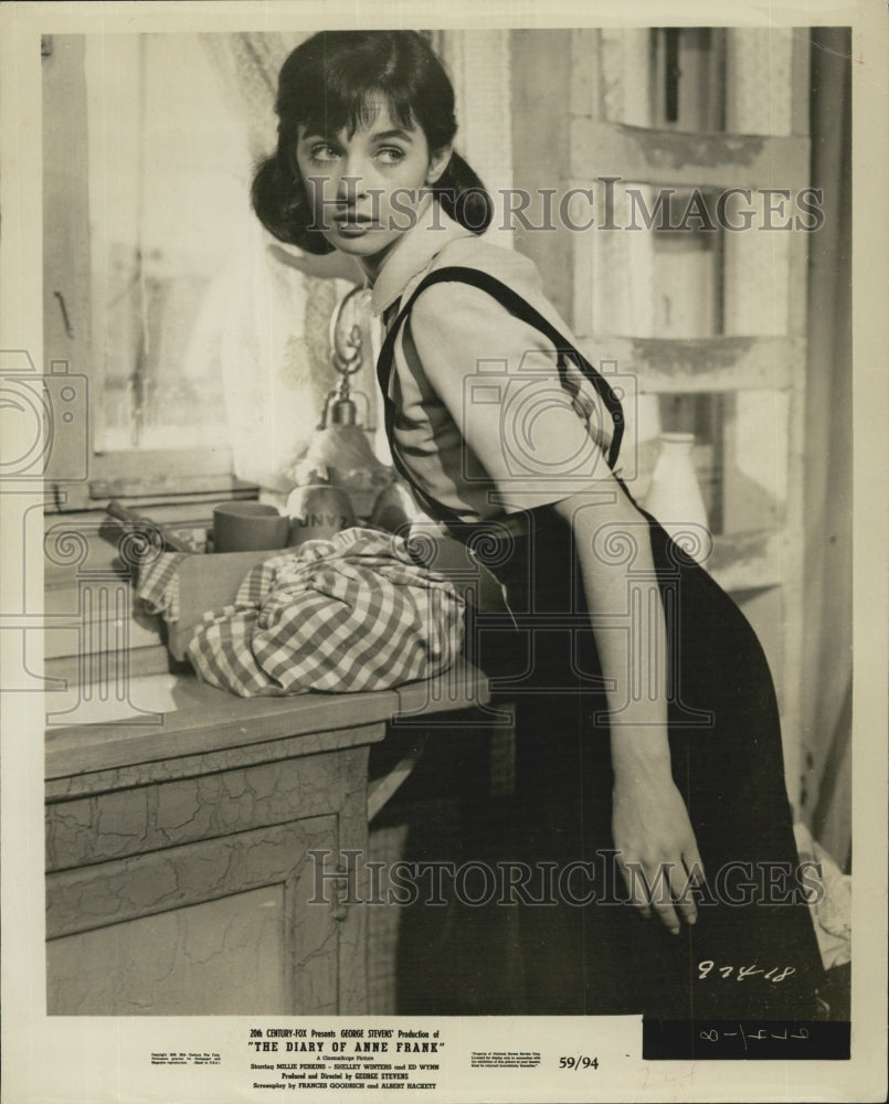 1959 Millie Perkins  in "the Diary of Anne Frank" - Historic Images