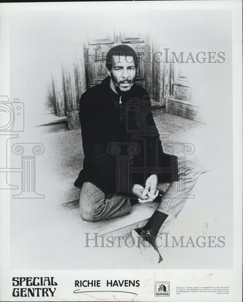 1971 Singer Richie Havens Portrait - Historic Images