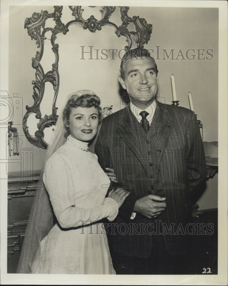 Press Photo Actor Robert Paige with Bride - Historic Images