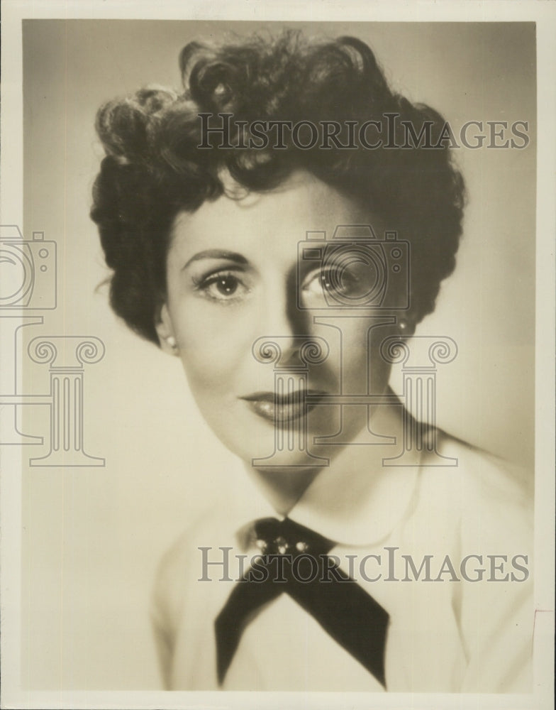 1952 "Your Home Beautiful" Star Vicki Vola Closeup - Historic Images