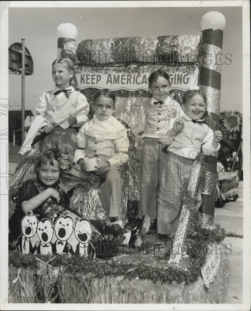 1950 The Barber Shop Singers Kids. - Historic Images