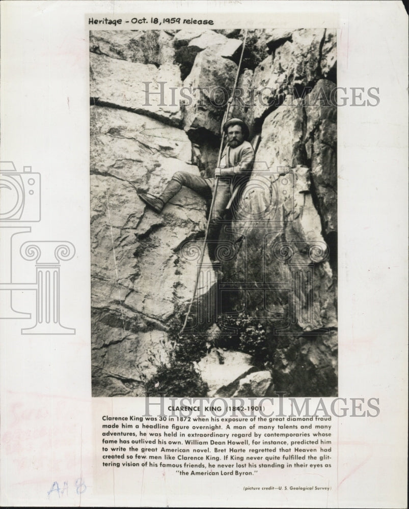 1959 Clarence King father U.S. Geological Survey - Historic Images