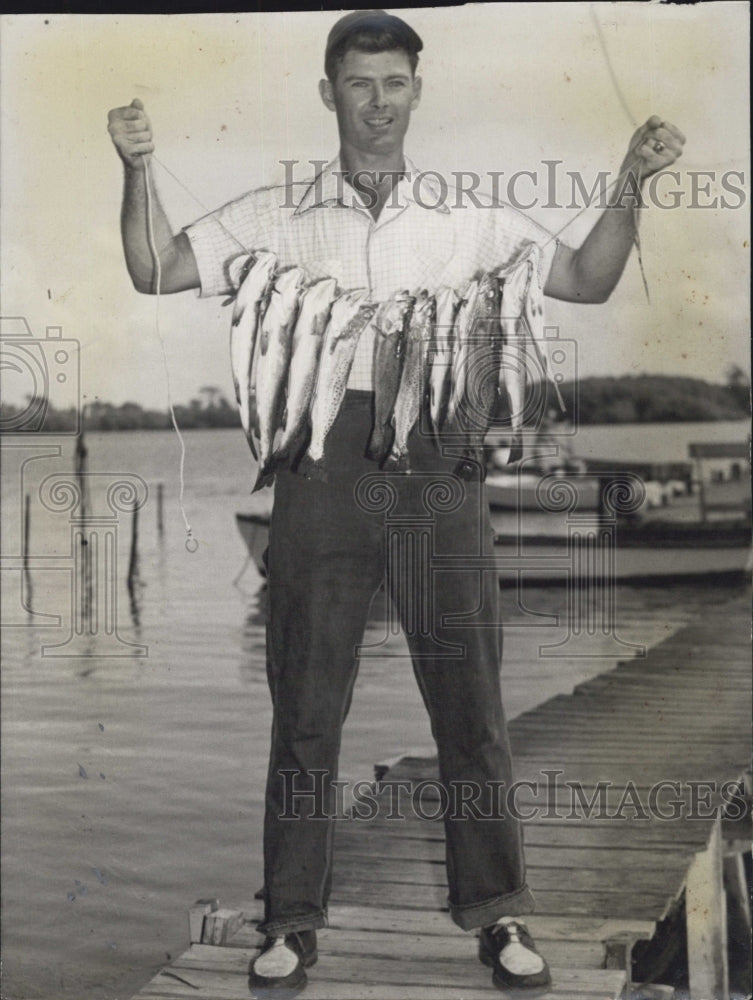 1950 Bill Turner Fisherman - Historic Images