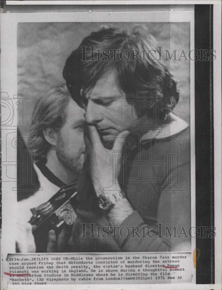 1971 Roman Polanski shown during a thoughtful moment - Historic Images