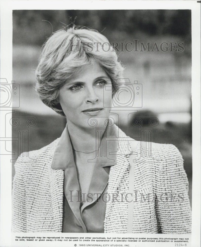 Press Photo Andrea Hward American actress star in The Nude Bomb. - Historic Images