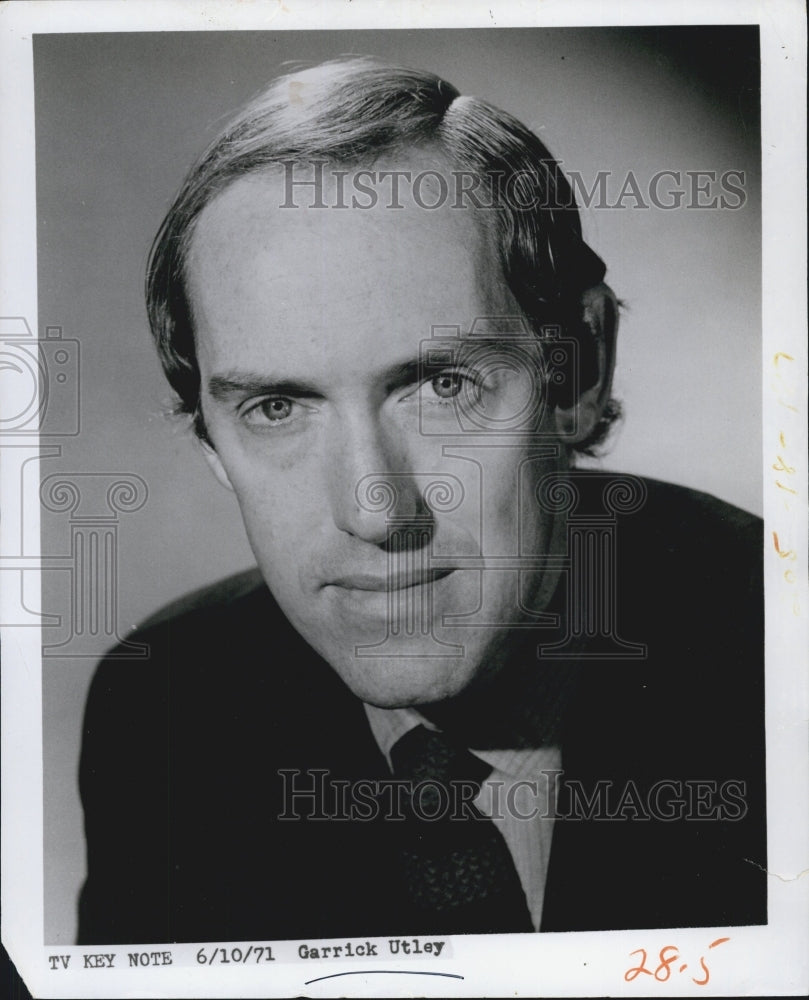 1971 Press Photo Garrick Utley NBC News Correspondent - Historic Images