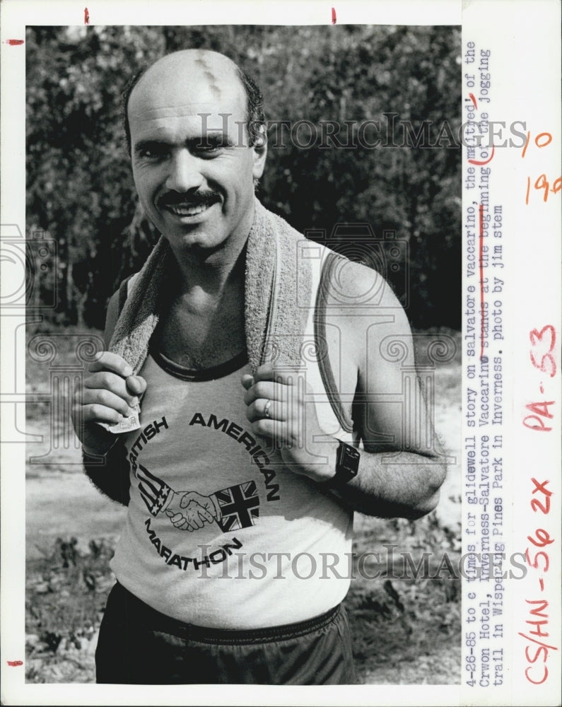 1985 Press Photo Salvatore Vaccarino - Historic Images