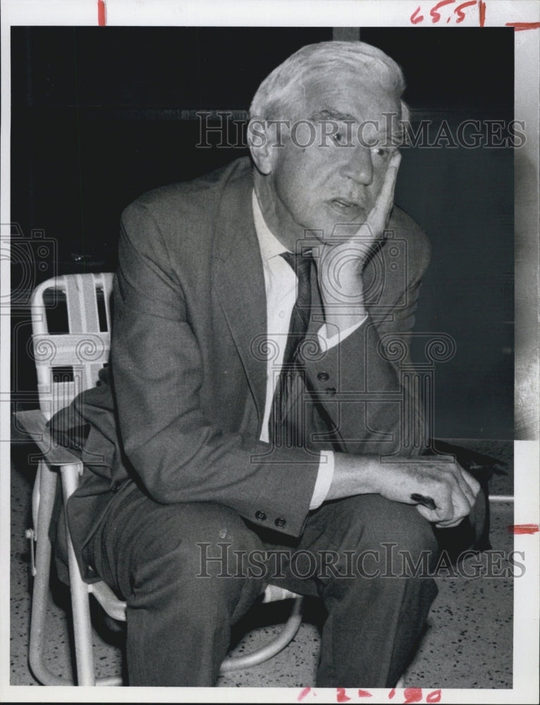 1970 Stephen Raushenbush Political Author Discusses Florida Growth - Historic Images