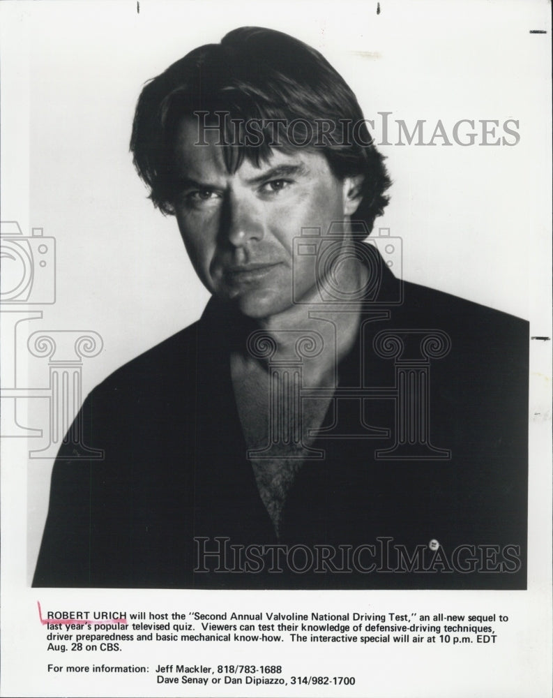 1990 Press Photo Robert Urich the man in the picture. - Historic Images