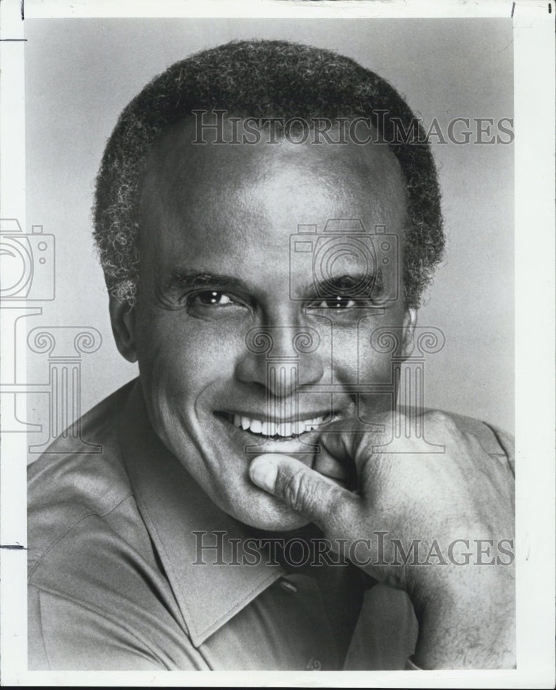 1987 Press Photo Harry Belafonte - Historic Images