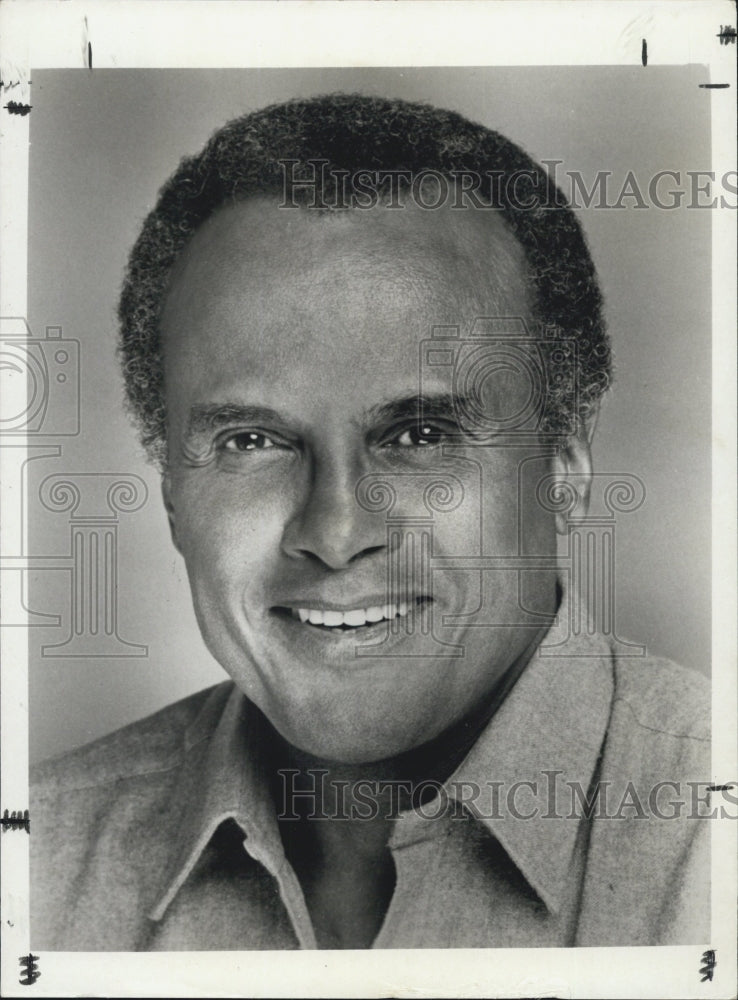 1987 Press Photo Harry Belafonte - Historic Images