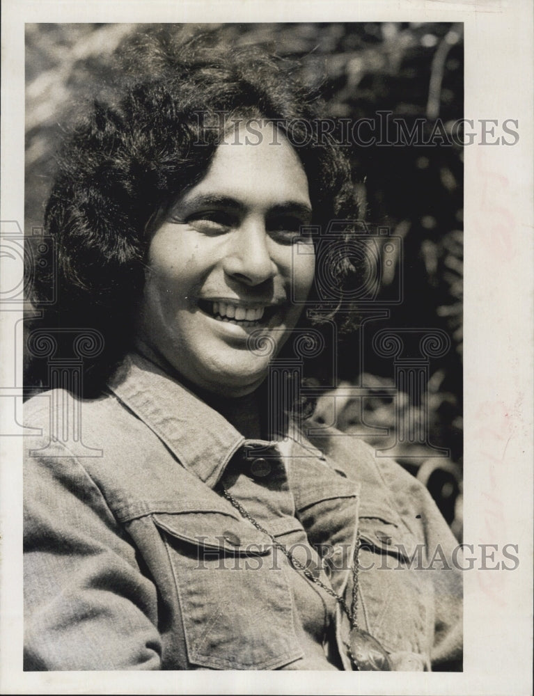 1973 Musician Erni Benet in the movie 'A Ride in a Pink Car' - Historic Images