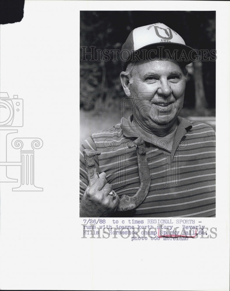 1988 Press Photo Sparky Hill - Historic Images