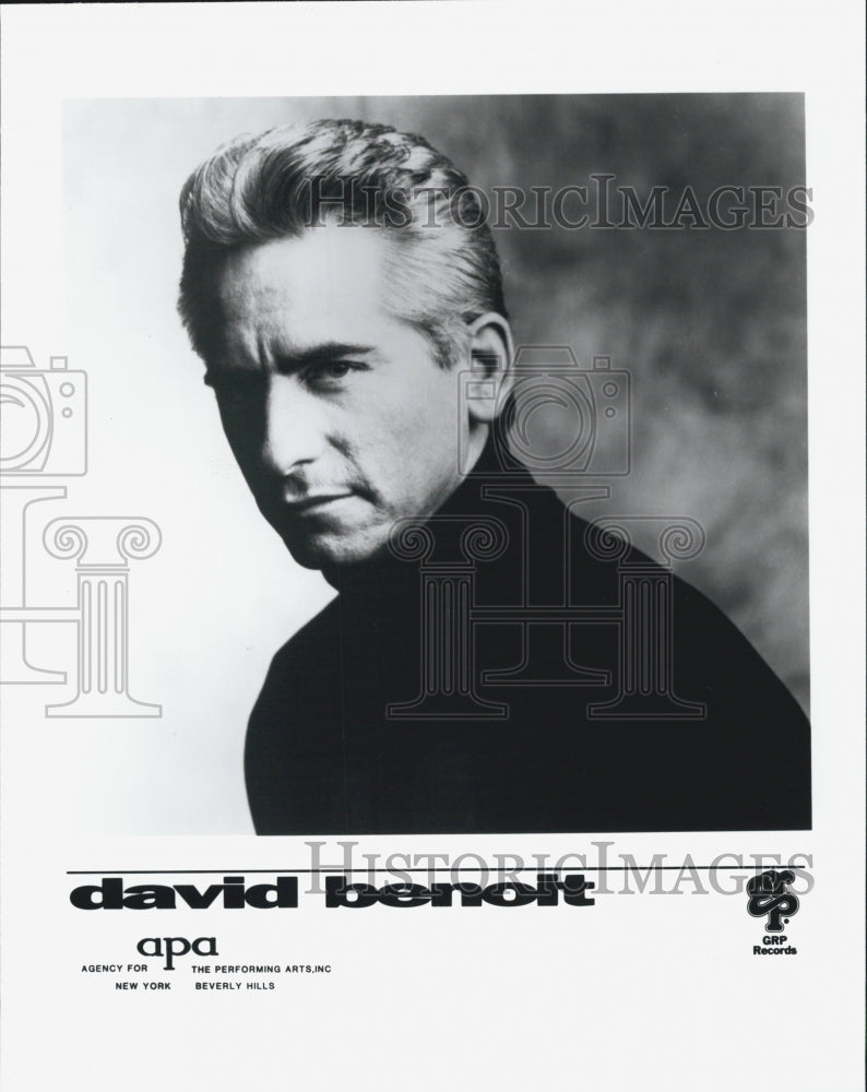 Press Photo David Benoit Jazz Musician For GRP Records - Historic Images