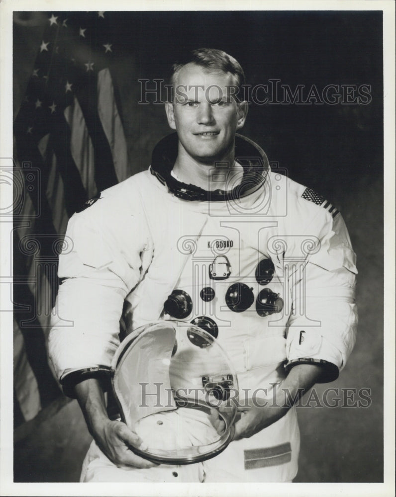 1980 Press Photo Astronaut Col Karol J Bobko - Historic Images